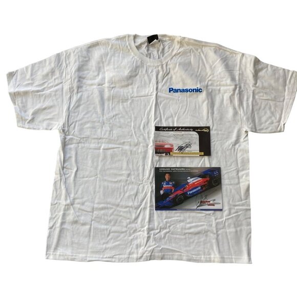 Other - Fernandez Racing Kosuke Matsuura #55 Panasonic RACE CREW T-Shirt 2XL w/COA!